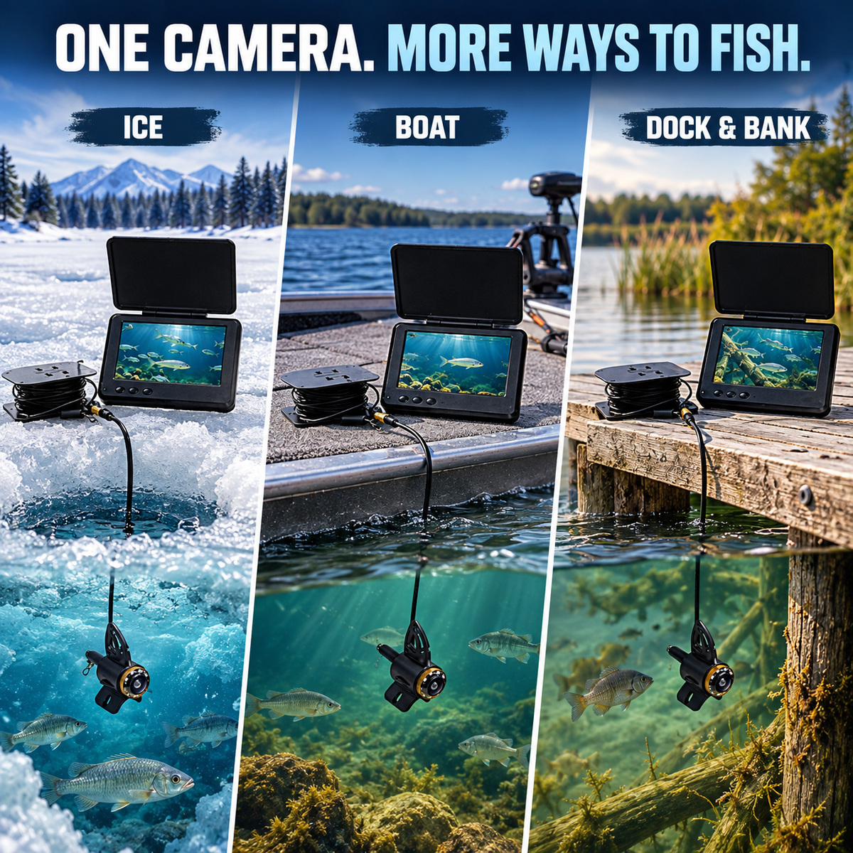 FathomVue DeepView 30 UltraHD Underwater Fishing Camera