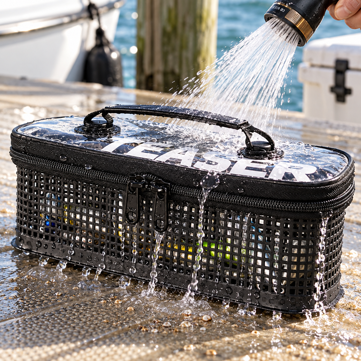 DrainFlow Mesh Fishing Tackle Bag