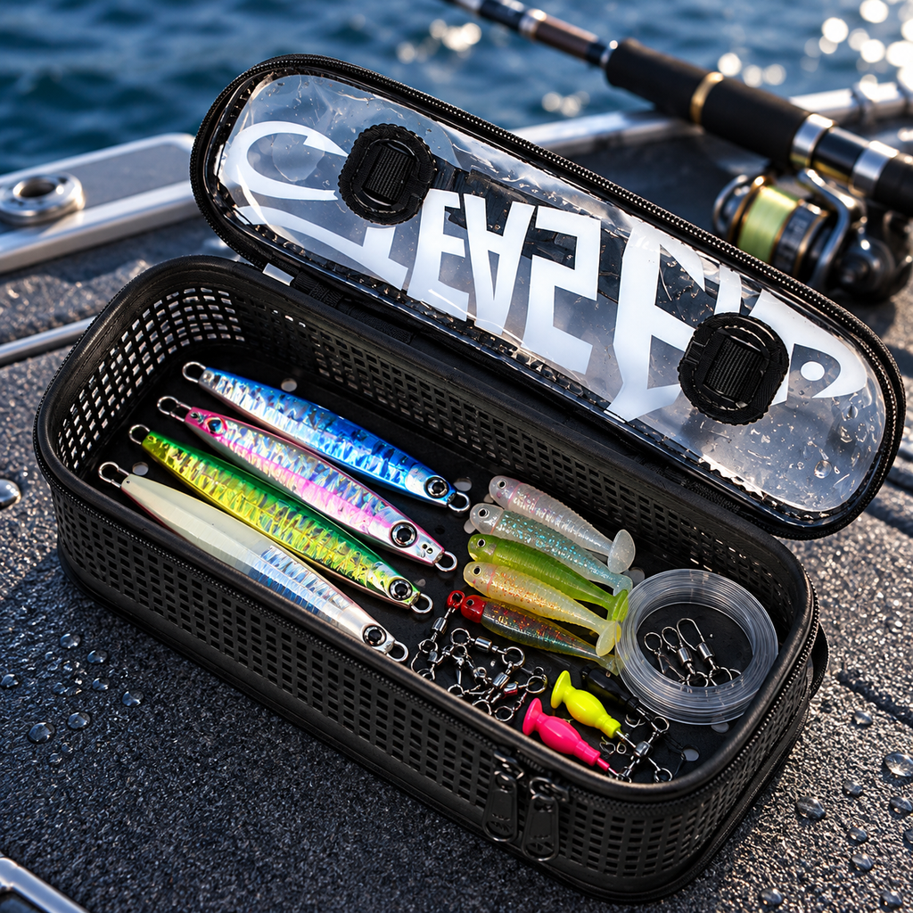 DrainFlow Mesh Fishing Tackle Bag